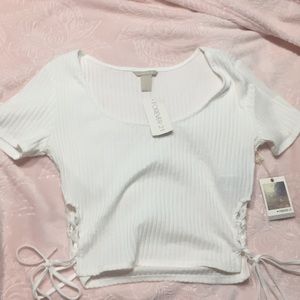 Forever 21 Ribbed Crop Top